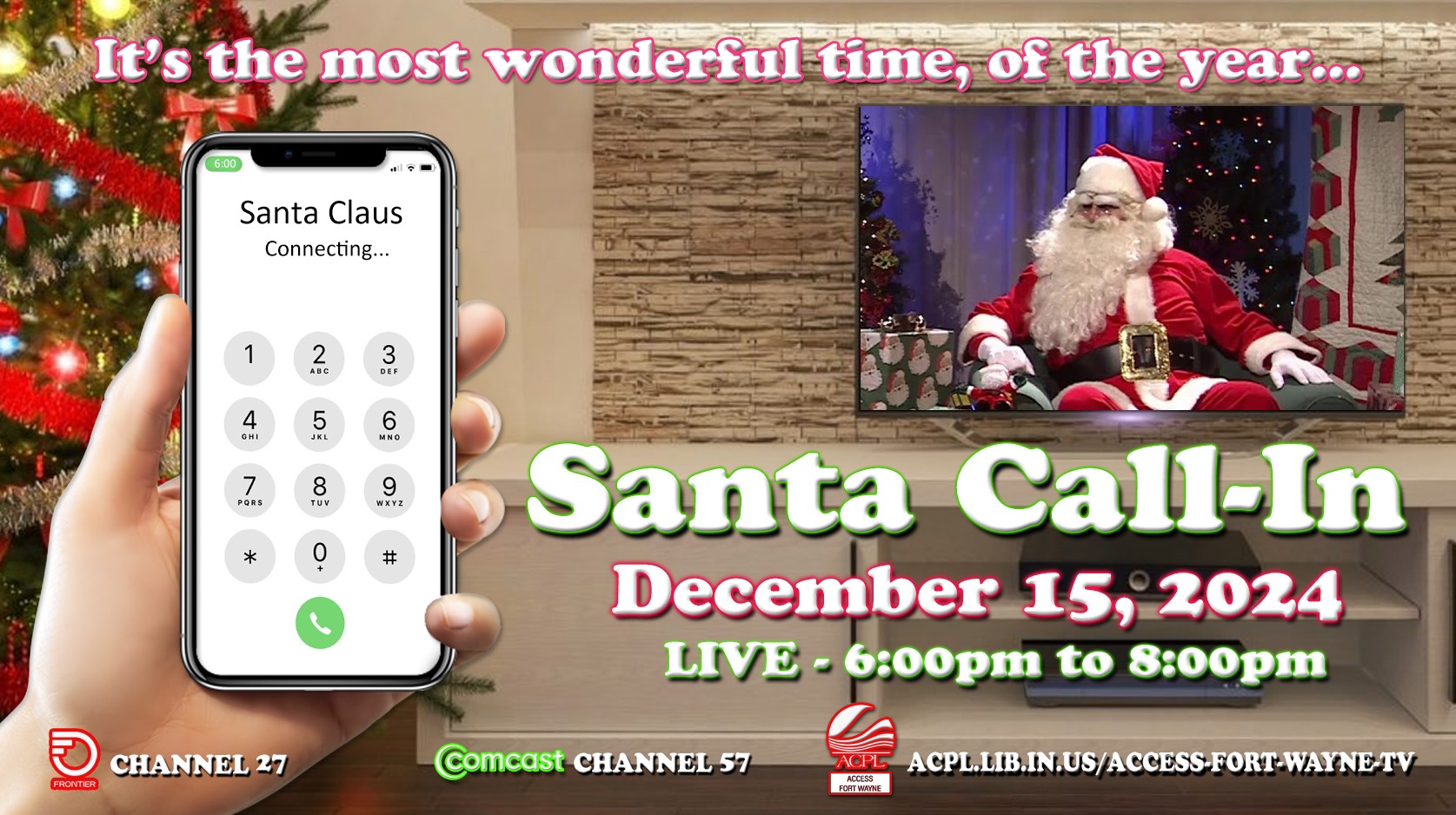 LIVE Santa Call-In Show