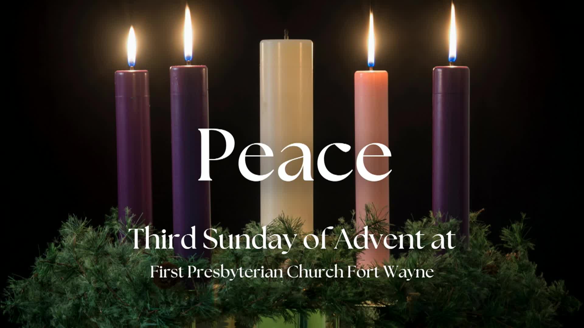 Worship with First Pres - 2025-12-14-English Service